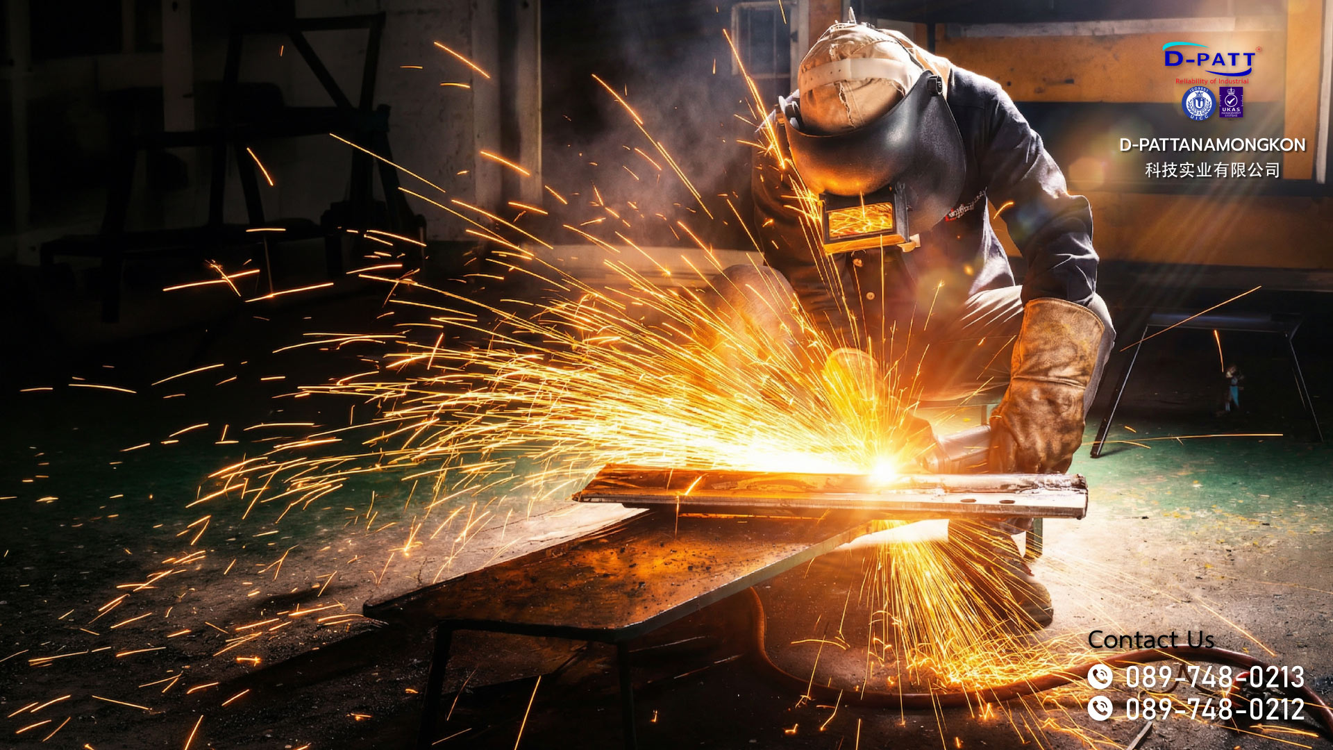 งานเชื่อมประกอบเหล็ก-สแตนเลสและโลหะ