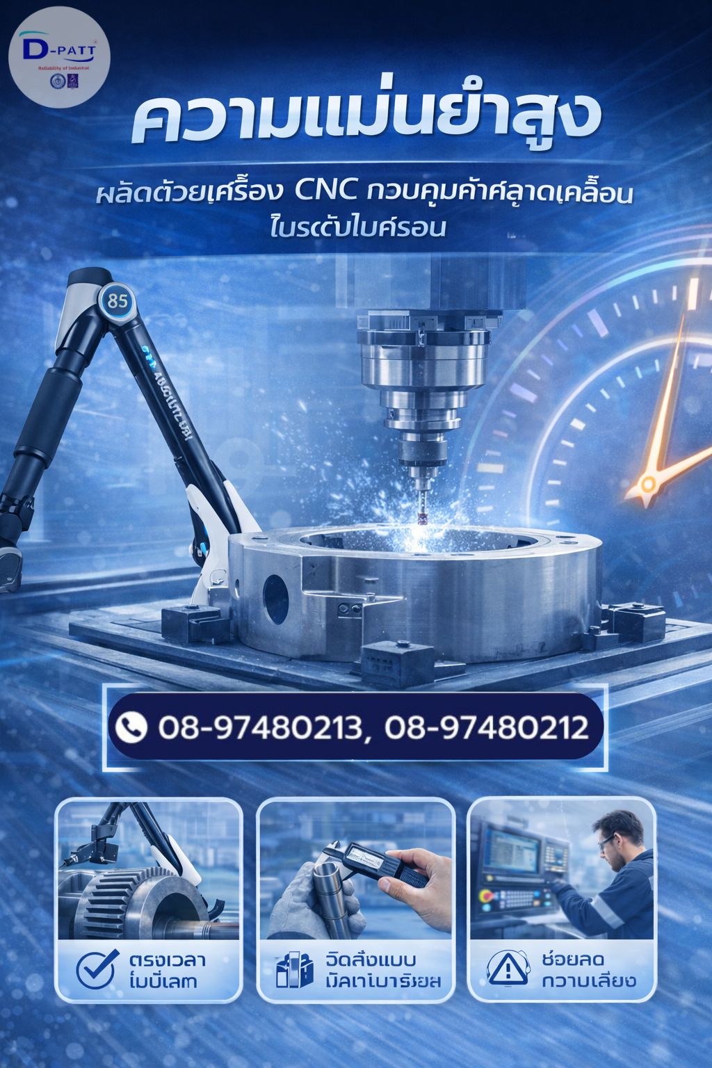 งานกลึงเพลา (Shaft Turning) ใช้ในเครื่องจักรและระบบส่งกำลัง
